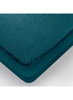 Sleepyhead Sleepyhead Bamboo Feel Terry Waterproof Mattress Protector; (72" x 48" Inches Double Size; Deep Teal)  - Image 4