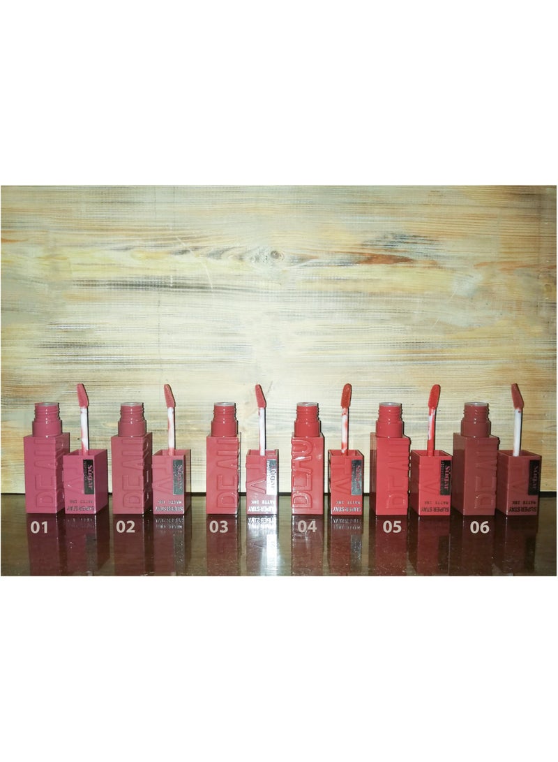 Long lasting matte velvet lipgloss (Sugar)LG003-04
