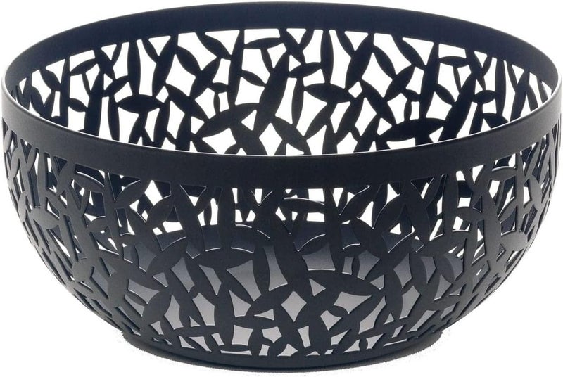 ALESSI Alessi MSA0421 B CACTUS Fruit Holder in Steel Coloured With Epoxy Resin Black  - Image 1