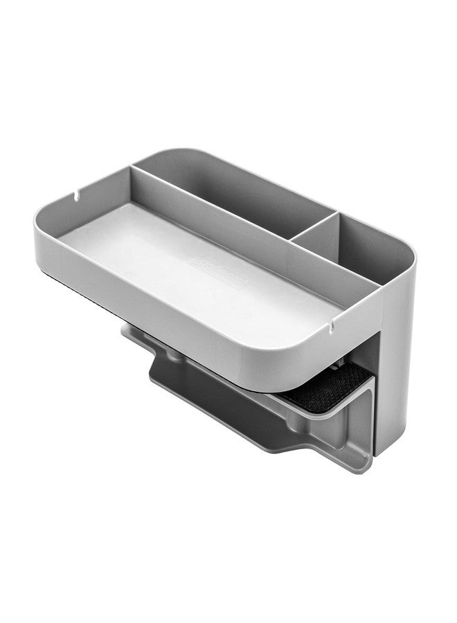 deflecto Standing Desk Large Desk Organizer, Two Sections, 9 x 6.17 x 3.5, Gray - Image 1