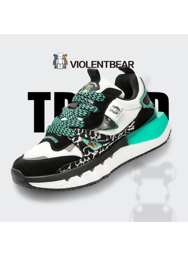 Violent Bear New Men's Shoes Spring Casual Running Shoes Cushioned Sport Trendy Lightweight Women's Shoes