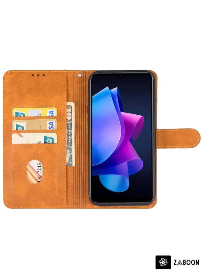 Zaboon - Protective Case Cover For TECNO Pop 7 Pro Leather - Image 1