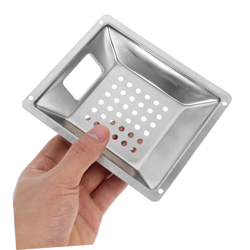 Stainless Steel Ashtray Snuffer Waste Container 14 X 12 X 2 5 Cm Indoor Outdoor - Image 5