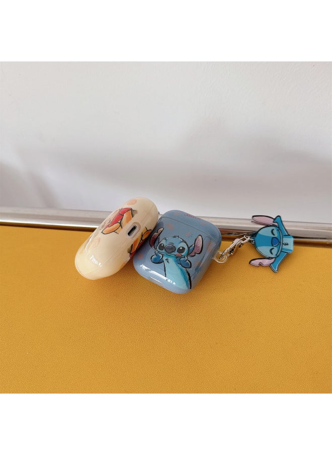 Generic - Japanese And Korean Cute Cartoon For Apple AirPods Pro Bluetooth Wireless 1/2/3 Generation Headphone Protective Cover Soft Case Applicable-Color:IMD Yellow Bee Bear-Applicable Model:AirPods 4 - Image 1