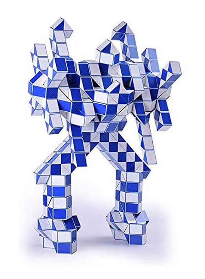 Children'S Educational Toys Magic Snake Cube Twist Puzzle 36/48/60/72/96/108/120/144/192/240 Section Magic Snake Variety Magic Ruler Cube Children'S Puzzle Cube (36 Section)  - Image 2