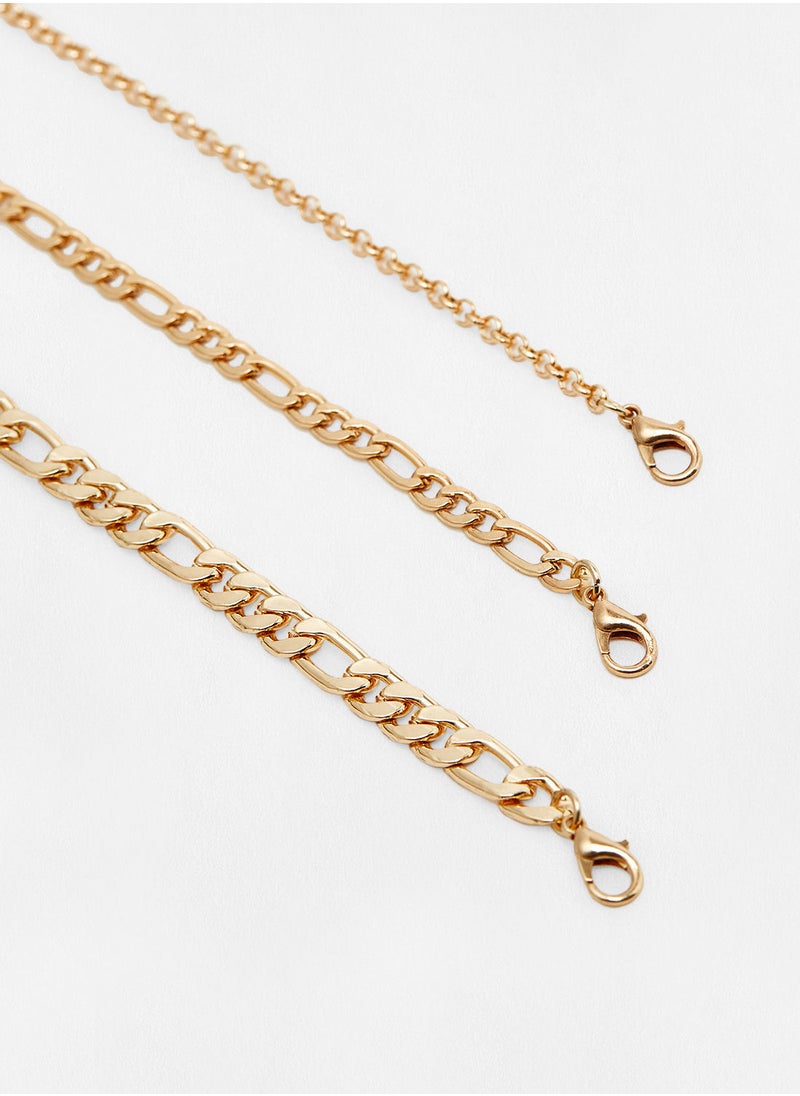 VERO MODA - Lamba Layered Necklace (Pack of 3) - Image 1