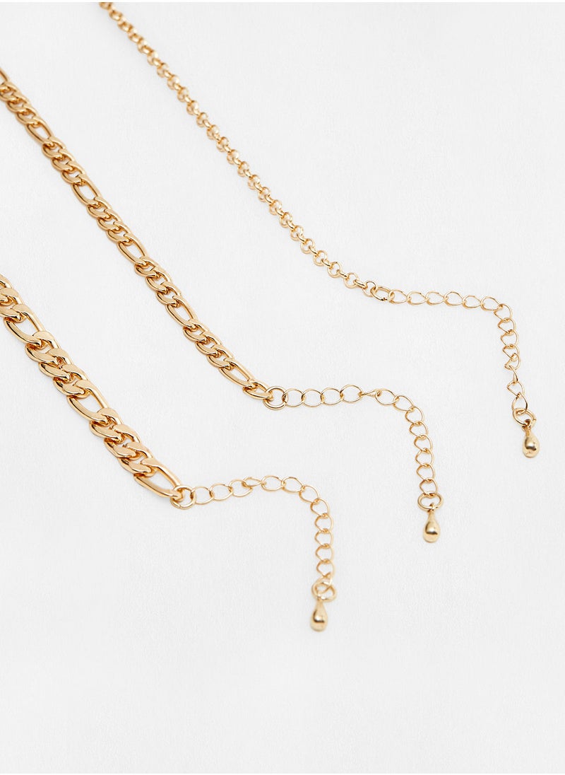 VERO MODA - Lamba Layered Necklace (Pack of 3) - Image 1