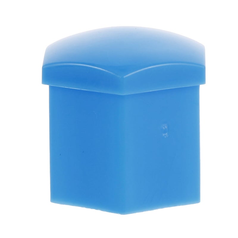 Universal 19mm Blue Wheel Lug Nut Covers 20pcs with Black Clip Tire Valve Stem Protectors - Image 4