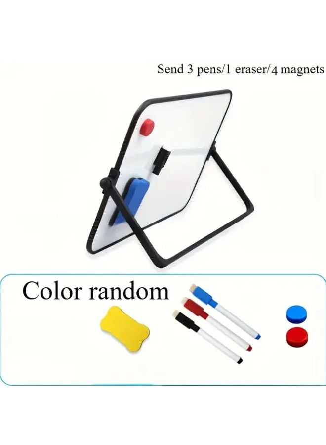 A4 Magnetic Double Sided Dry Erase Whiteboard Portable Stainless Steel Notebook - Image 5