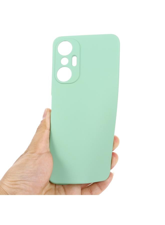 زبون جراب لهاتف Infinix Hot 20S X6827 مصنوع من السيليكون السائل المقاوم للصدمات بلون نقي - Image 3