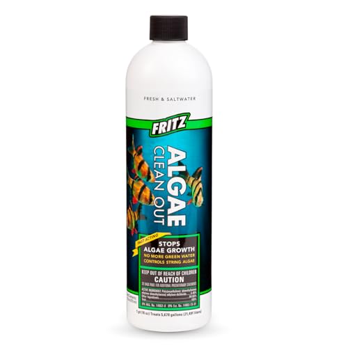 Fritz Aquatics Algae Clean Out - Algaecide for Fresh and Salt Water Aquariums, 16 oz - Image 1