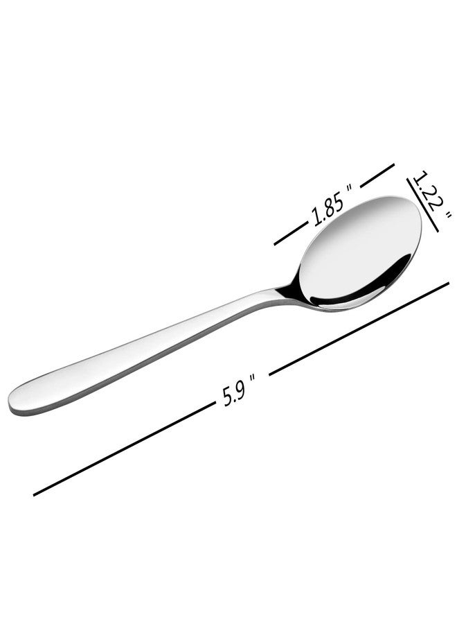 Kekow 12 Pieces Stainless Steel Teaspoon, Small Spoon - Image 2