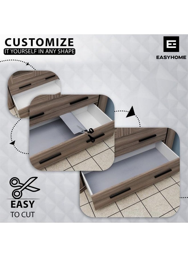 Easy Home حصيرة مضادة للانزلاق متعددة الاستخدامات من EASY HOME (60 سم × 10 متر، خطوط رمادية) - مقاومة للماء، ورقة بطانة قابلة للغسل للطبخ، الحمام، الأدراج، الخزائن، الثلاجة وسطح الطاولة - Image 4