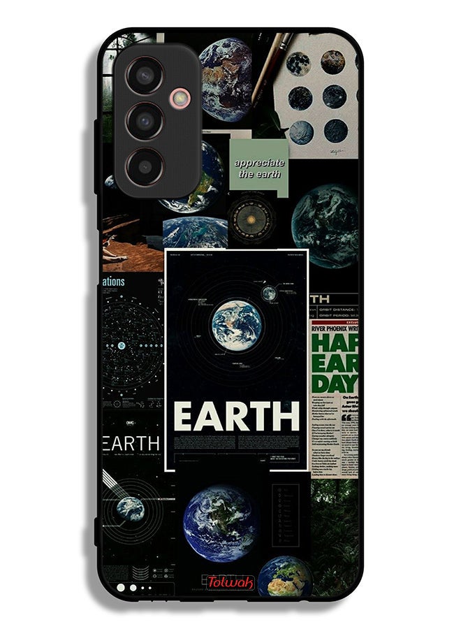 Tolwak Samsung Galaxy M13 Protective Case Cover Earth - Image 2