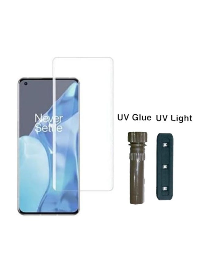 Screen Protector Compatible with Infinix Hot 60 Pro PLUS Screen Protector UV Screen Protector Glass Material Strong Hardness HD Clear Shatterproof Scratch Resistant (CLEAR)