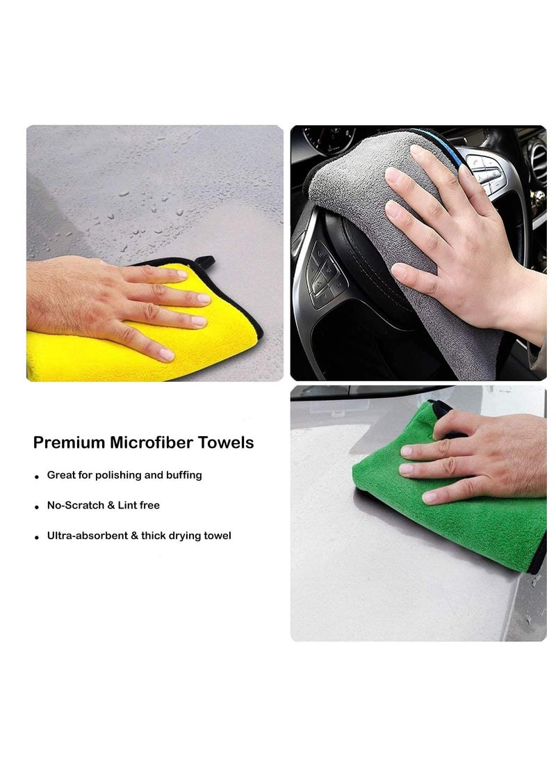Towel for Cars - Microfiber - Assorted Color - Small - Image 3