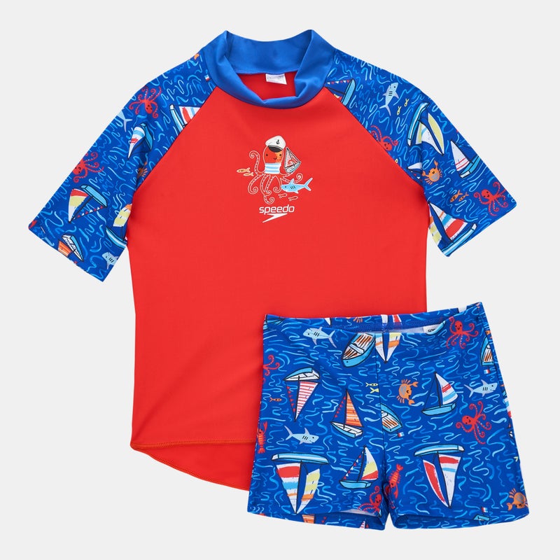 Kids' Digital Swimming Rashguard