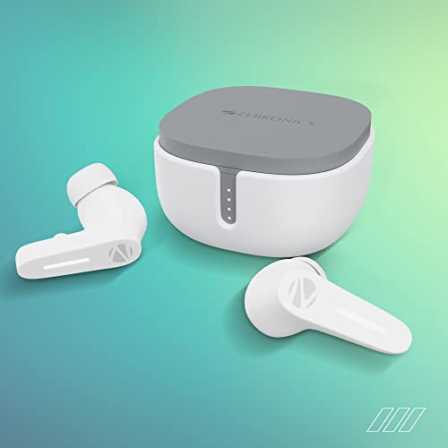 ZEBRONICS Sound Bomb 7 Bluetooth TWS in Ear Earbuds with 60H Playtime, ENC Mic, Rapid Charge, Upto 50ms Gaming Mode, Flash Connect, Voice Assistant, Smooth Touch Control, BT v5.2, Type C (White) - Image 3