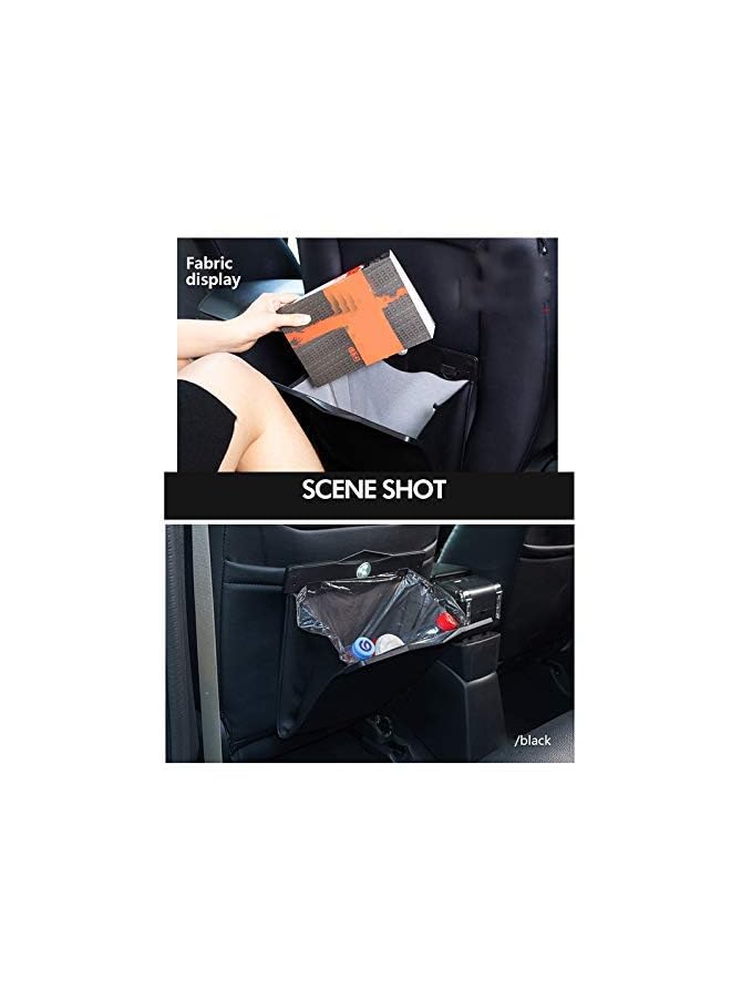 PROMASS Garbage Bag Vehicle Rubbish Container Back Seat Hanging Auto Organizer Waterproof Leather Disposable Trash Bag - Image 4