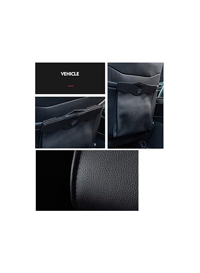 PROMASS Garbage Bag Vehicle Rubbish Container Back Seat Hanging Auto Organizer Waterproof Leather Disposable Trash Bag - Image 2