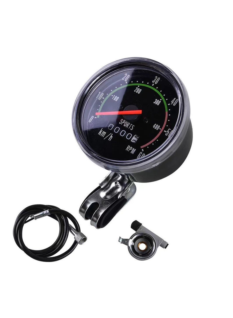 Goolsky Bike Speedometer,Mechanical ycle Computer Bike Speedometer Odometer Cycling Stopwatch Cyclocomputer - Image 5