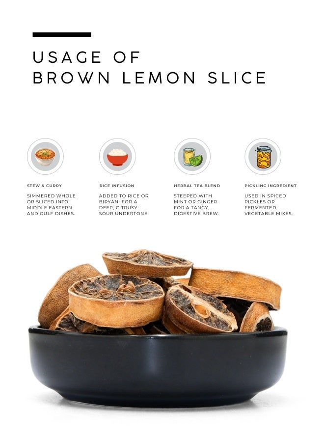 أباميك شرائح ليمون بني مجفف من أوافي ميل، بنكهة حمضيات مدخنة قوية - 500 غرام | 17.6 أونصة - Image 3