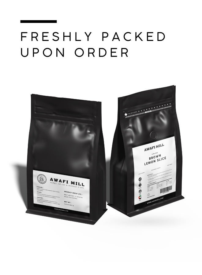 أباميك شرائح ليمون بني مجفف من أوافي ميل، بنكهة حمضيات مدخنة قوية - 500 غرام | 17.6 أونصة - Image 5