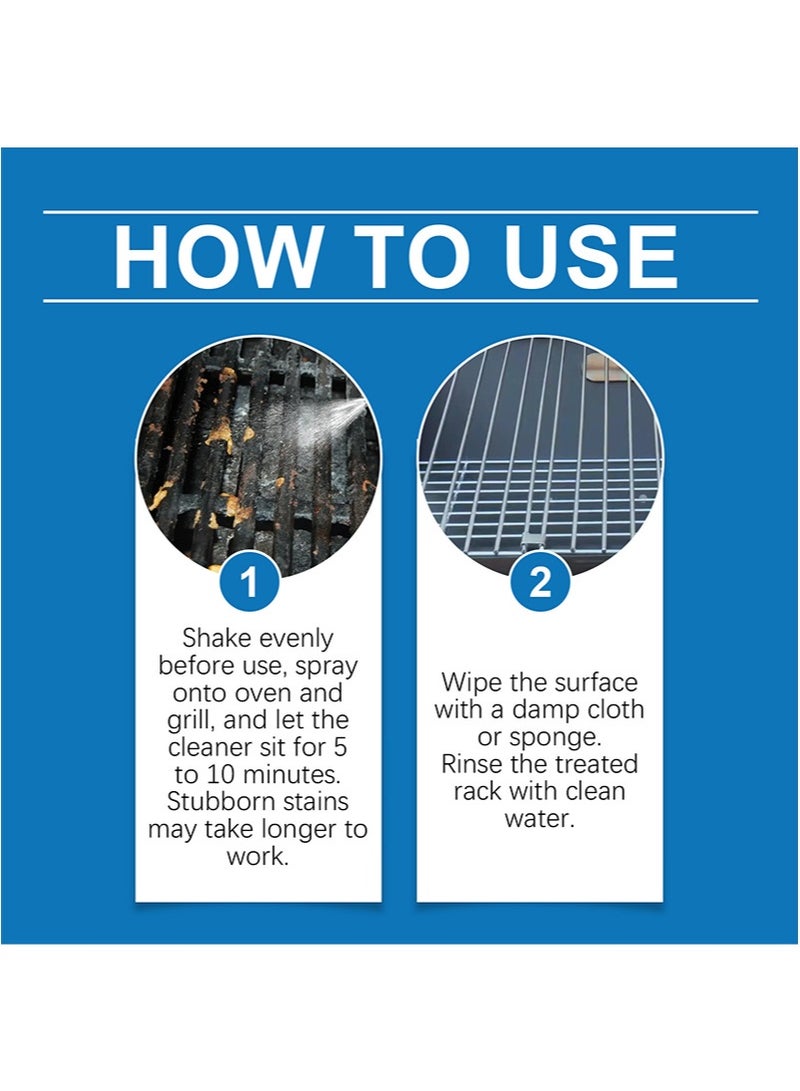 Jakehoe منظف ​​شواية الفرن، تركيبة فعالة مناسبة للمطاعم، يذيب الكربون المتراكم على الدهون، مناسب للفرن ومقلاة الشواء ومقلاة القلي (100 مل) - Image 3
