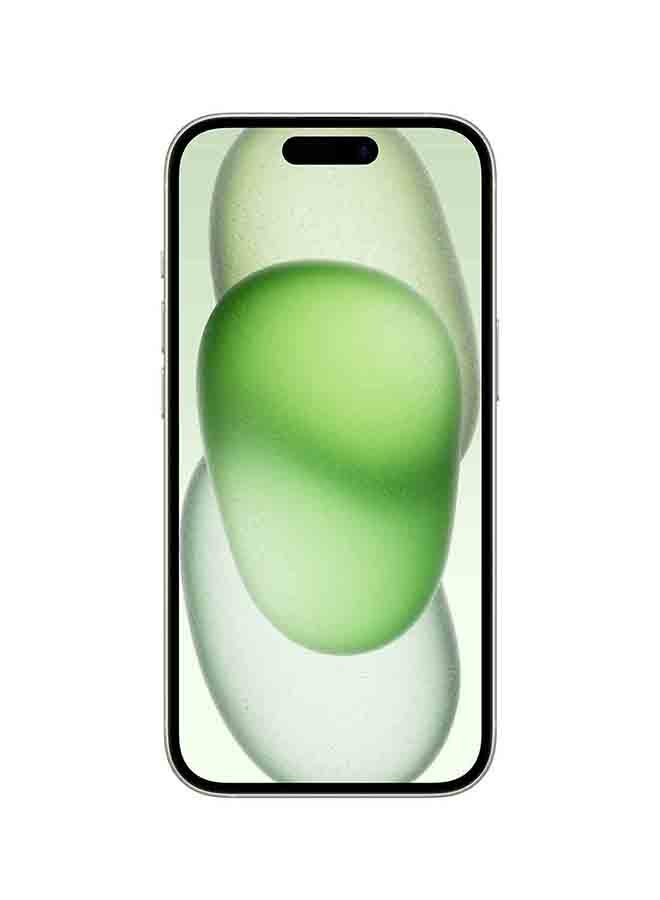 ابل  مجدد - آيفون 15 512GB أخضر 5G مع فيس تايم - النسخة الدولية - Image 2