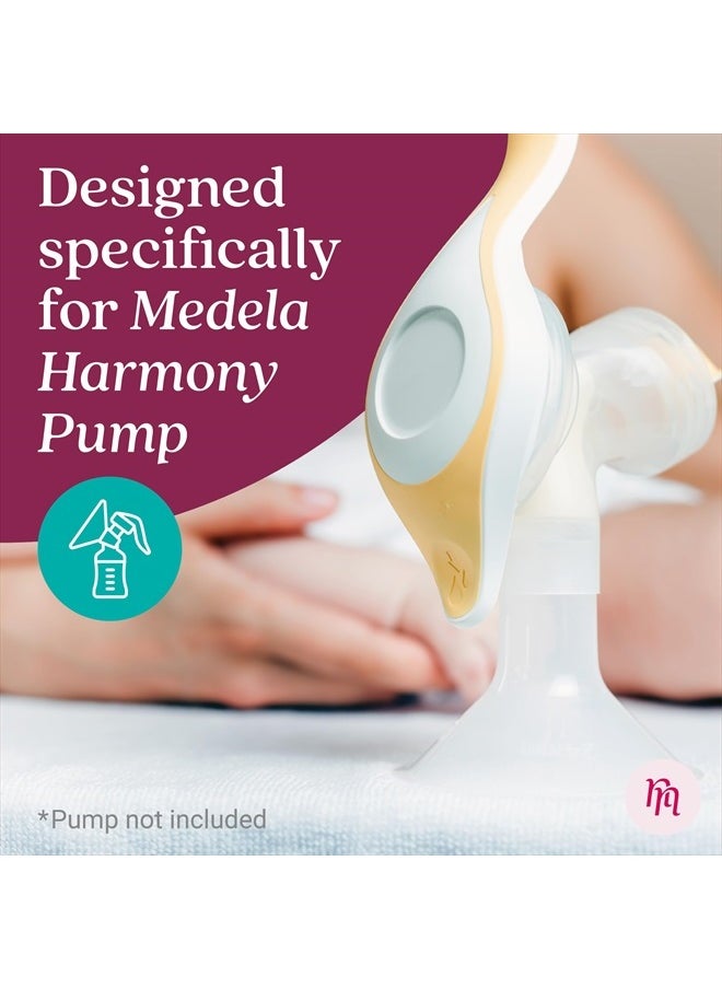 Nurse & Nourish - 8 O'Rings & 4 Breast Pumps Membranes for Medela Harmony Manual Breast Pump - Nurse and Nourish Parts for Medela Hand Pump Harmony & for Medela Membrane Replacement - Image 1