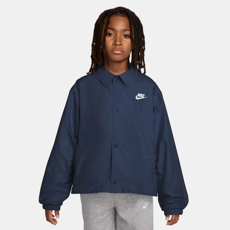 Nike Blue Kids' Sportswear Club Repel Coaches' Jacket  | Best Price UAE