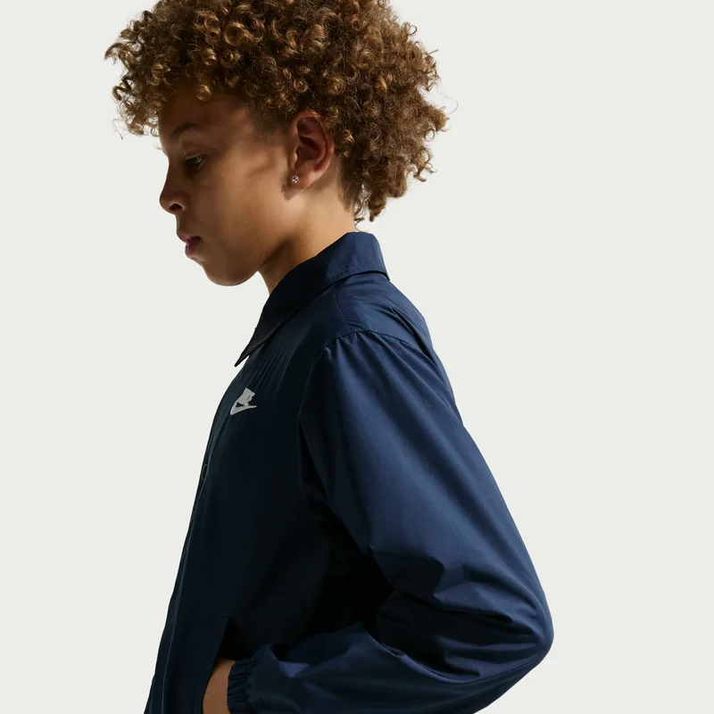 Nike Blue Kids' Sportswear Club Repel Coaches' Jacket  | Best Price UAE