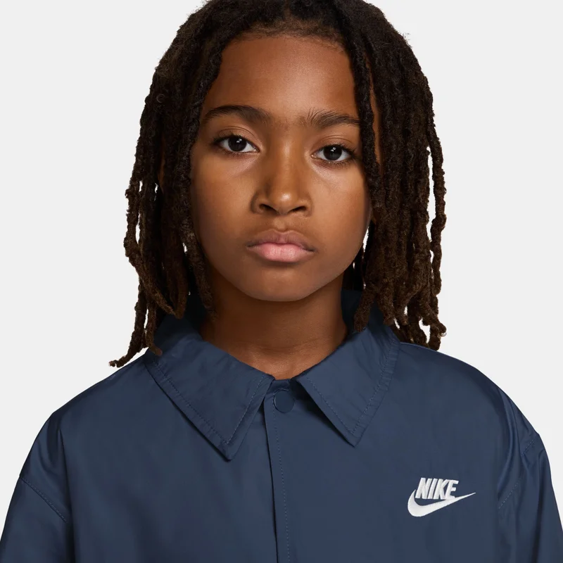 Nike Blue Kids' Sportswear Club Repel Coaches' Jacket  | Best Price UAE