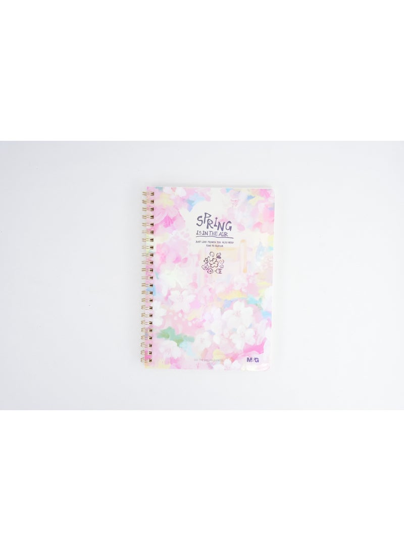 ام اند جي M&G Sakura Time A5 60 sheets Spiral Book Inner page: Line - Image 1