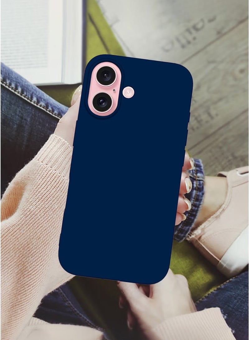 (for iPhone 16 Plus) Case, Slim Silicone Case, Full Covered Anti Scratch Shockproof Protective Cover - Image 3