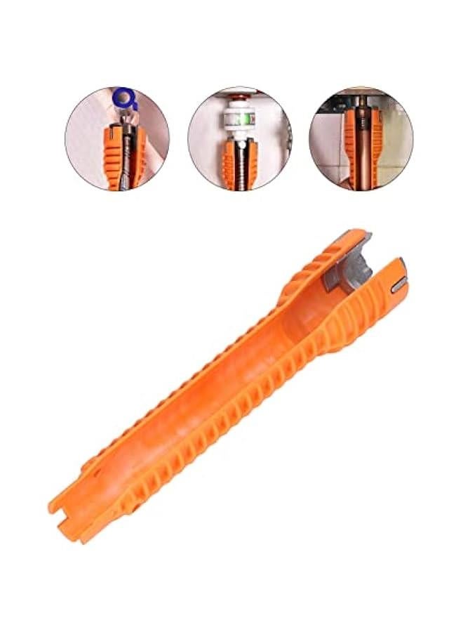 Faucet Sink Installer, Water Pipe Wrench Easy to Rotate Single Head Plumbing Repair for Bathroom for Toilet Bowl for Plumbers for Kitchen  - Image 2