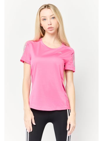 Women Sportswear Fit Short Sleeve Running T-shirt, Dark Pink - pzsku/Z3BCD826B15254D1E693BZ/45/1747056809/c10cec2a-4ba3-444f-9220-85e0017cdf63