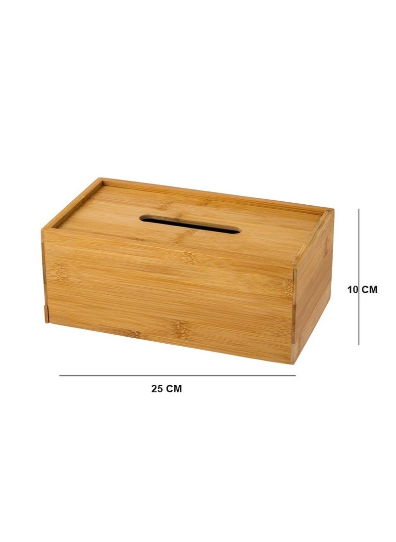 Dania - Tissue box made of water-resistant bamboo - Image 1