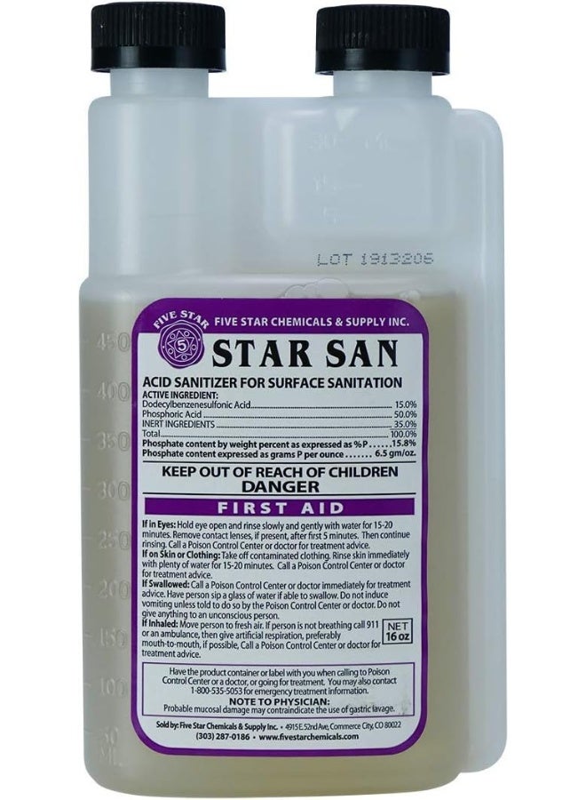 Five Star Star San- 16oz - Image 1