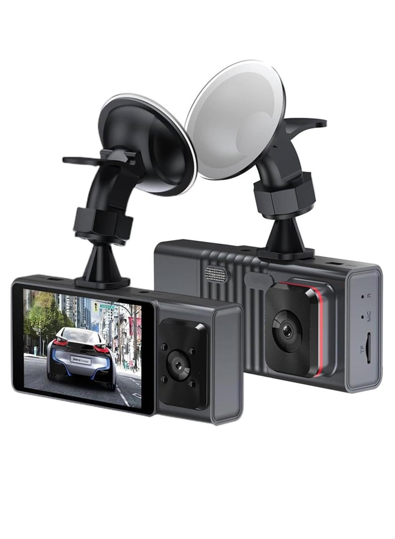 كابتن تيك Dash Cam with WiFi 1080P Prime Deals of The Day Today Only Two Lens Dashboard Car Cameras Dash Camera for Cars HD Nightc Vision/G Sensor/Parking Monitor/Loop Recording/Reverse Image, Support 128GB Max - Image 1