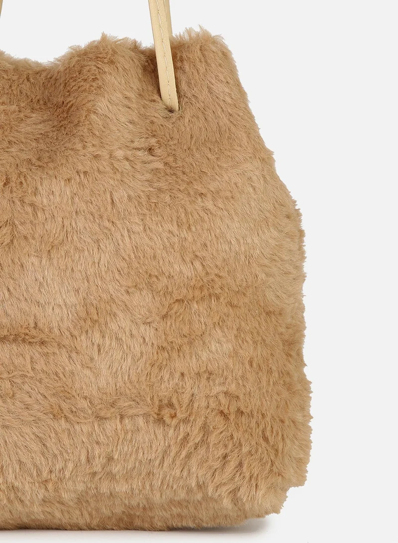 Haute Sauce Ecru Elegance Beige Tote Bag