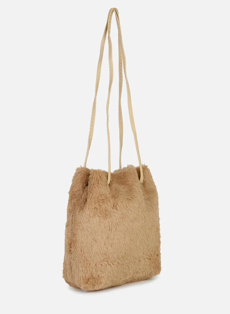 Haute Sauce Ecru Elegance Beige Tote Bag