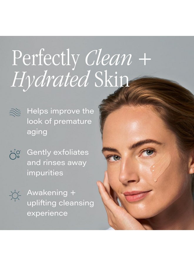 سكن مجموعة هدايا SKINN للعطلات، مقشر الوجه اليومي Dermappeal وغسول الوجه بالشاي الأخضر والنعناع - روتين عناية بالبشرة مضاد للشيخوخة للنساء والرجال - عيد الميلاد  - Image 2