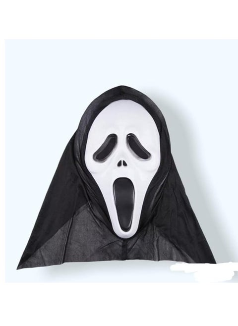 White Scream Mask Ghost Mask Ghoul Mask Skull Mask Face Mask Masquerade Mask Venetian Mask. Plastic