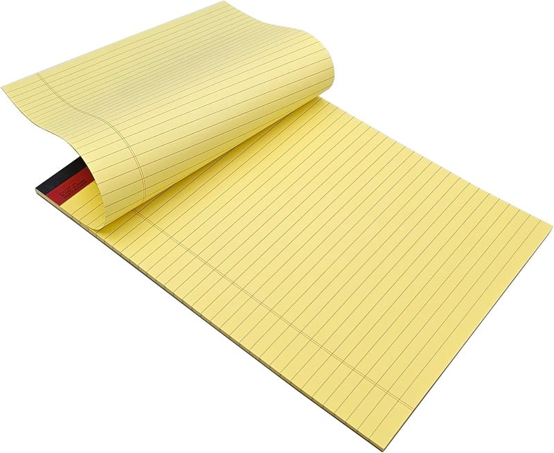 Sinarline A4 Legal Pad - Yellow Ruled Paper with 50 Sheets - Image 2