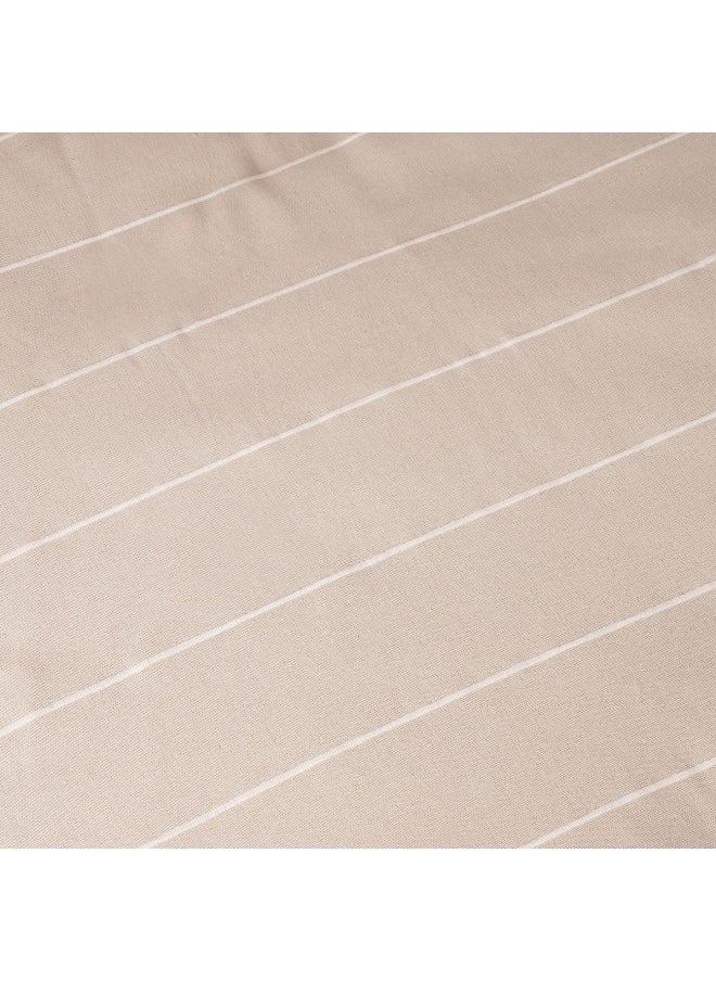 Beauenty Taupe striped comforter set 3 pcs king size 1* 260*240cm comforter + 2 50*75 pillow cover  - Image 2