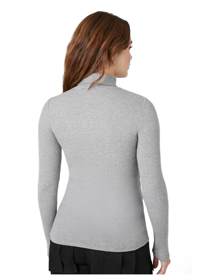 FOREVER 21 - Ribbed Turtleneck Top - Image 1