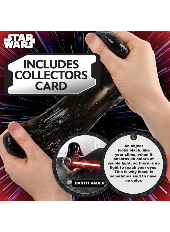 STAR WARS Vader Black Slime, 8 oz Galaxy Slime, Pre-Made Darth Vader Slime, Party Favors for Kids, Perfect for Goodie Bags, Desk Toys, Merch, Toys, Gifts for 6 Year Old Boys - Image 5
