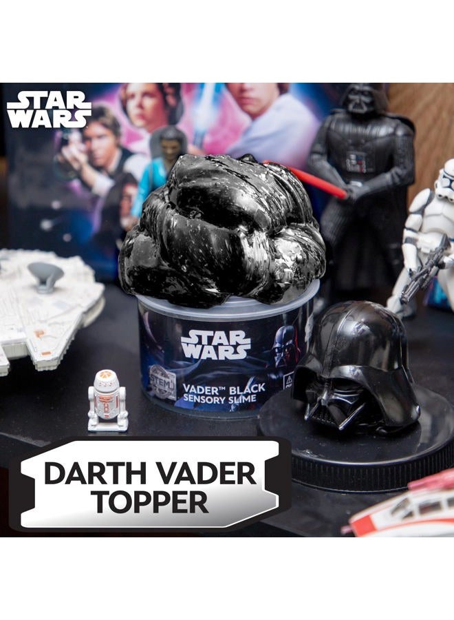 STAR WARS Vader Black Slime, 8 oz Galaxy Slime, Pre-Made Darth Vader Slime, Party Favors for Kids, Perfect for Goodie Bags, Desk Toys, Merch, Toys, Gifts for 6 Year Old Boys - Image 3