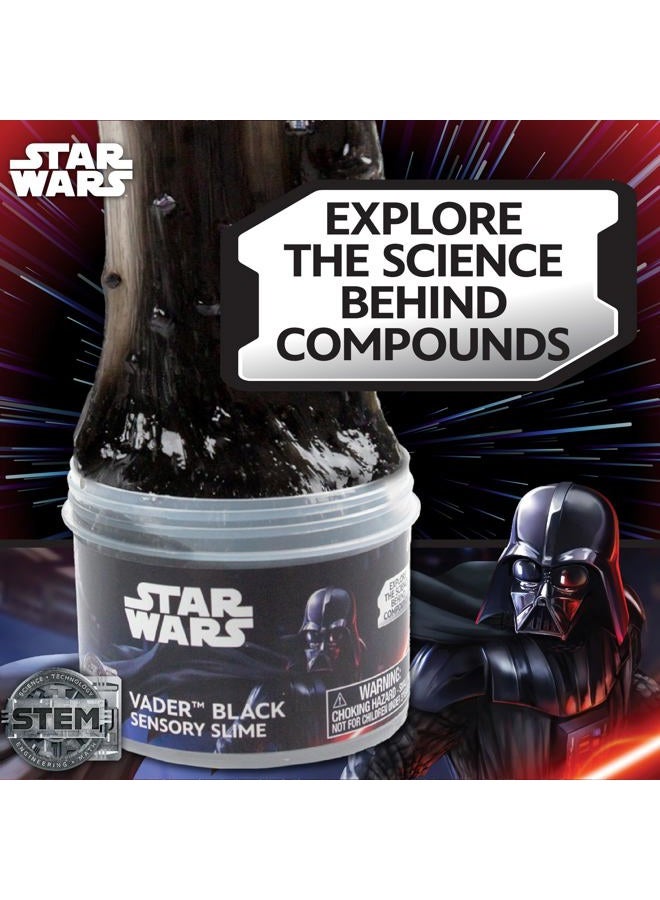 STAR WARS Vader Black Slime, 8 oz Galaxy Slime, Pre-Made Darth Vader Slime, Party Favors for Kids, Perfect for Goodie Bags, Desk Toys, Merch, Toys, Gifts for 6 Year Old Boys - Image 4